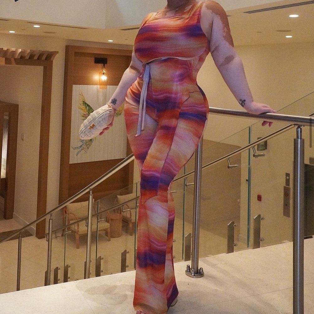Tye dye jumpsuit